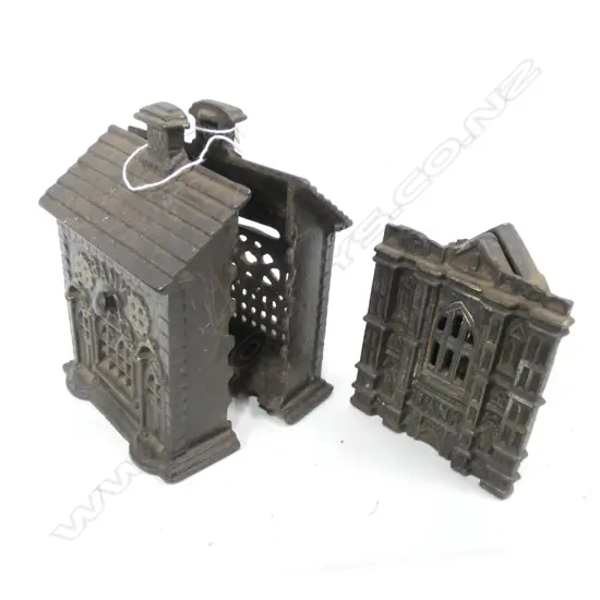 PR CAST IRON BANK BUILDINGS 1 H. 150MM & 1 100MM